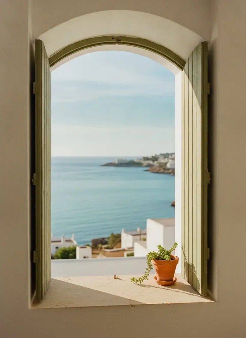 Villa Ocrena, window view